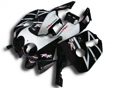 1990-1998 Negro Blanco Rr Honda CBR250RR Carenado Moto