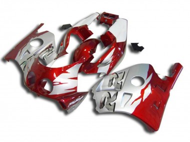 1990-1998 Plata Rojo & Blanco Honda CBR250RR Carenado Moto