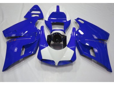 1993-2005 Azul Brillante & Blanco Ducati 996 748 916 998 Carenado Moto