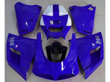 1993-2005 Azul Brillante Ducati 996 748 916 998 Carenado Moto
