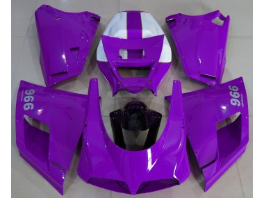 1993-2005 Púrpura Brillante Ducati 996 748 916 998 Carenado Moto
