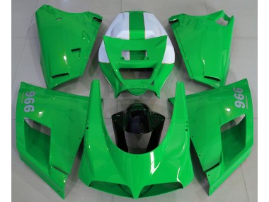 1993-2005 Verde Brillante Ducati 996 748 916 998 Carenado Moto