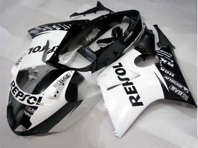1996-2007 Negro Blanco Repsol Honda CBR1100XX Carenado Moto 1996-2007 Negro Blanco Repsol Honda CBR1100XX Carenado Moto