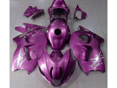 1997-2007 Logotipo Rosa Brillante & Plateado Suzuki GSXR 1300 Carenado Moto