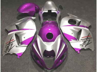 1997-2007 Rosa Brillante & Plata Suzuki GSXR 1300 Carenado Moto