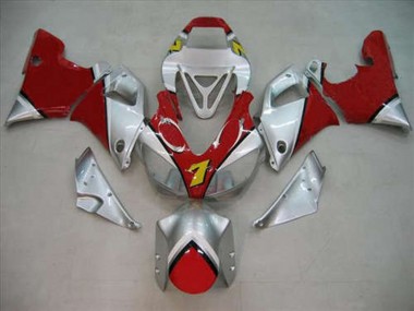 1998-1999 Rojo Plata Yamaha R1 Carenado Moto