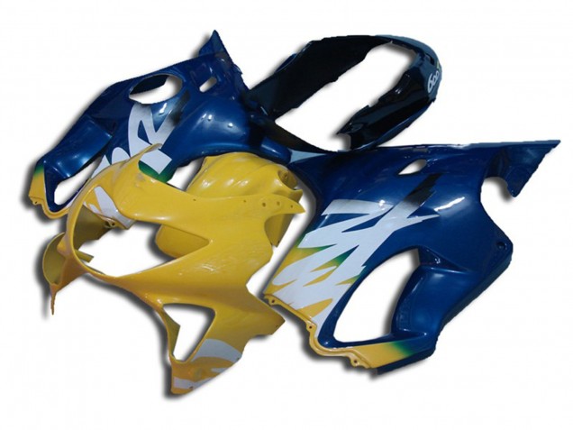 1999-2000 Amarillo & Azul Honda CBR600 F4 Carenado Moto 1999-2000 Amarillo & Azul Honda CBR600 F4 Carenado Moto