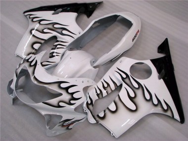 1999-2000 Blanco & Negro Llama Honda CBR600 F4 Carenado Moto