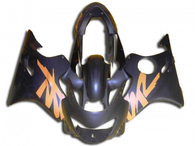 1999-2000 Negro Mate & Naranja Honda CBR600 F4 Carenado Moto 1999-2000 Negro Mate & Naranja Honda CBR600 F4 Carenado Moto