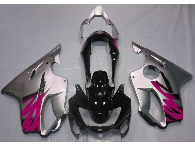 1999-2000 Plata Brillante & Rosa Honda CBR600 F4 Carenado Moto 1999-2000 Plata Brillante & Rosa Honda CBR600 F4 Carenado Moto