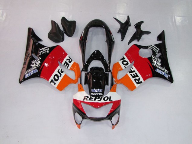 1999-2000 Repsol Rojo Naranja & Negro Honda CBR600 F4 Carenado Moto 1999-2000 Repsol Rojo Naranja & Negro Honda CBR600 F4 Carenado Moto