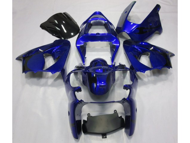 2000-2002 Azúl Metálico Kawasaki ZX6R Carenado Moto 2000-2002 Azúl Metálico Kawasaki ZX6R Carenado Moto