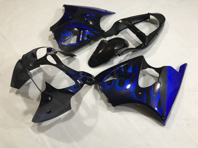 2000-2002 Kit Azul Llama Kawasaki ZX6R Carenado Moto 2000-2002 Kit Azul Llama Kawasaki ZX6R Carenado Moto
