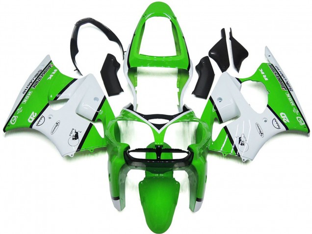 2000-2002 Kit De Brillo Verde Claro Kawasaki ZX6R Carenado Moto 2000-2002 Kit De Brillo Verde Claro Kawasaki ZX6R Carenado Moto