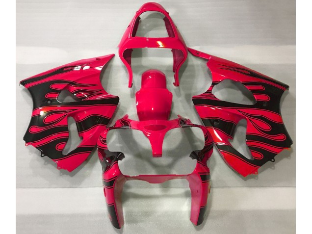 2000-2002 Rojo & Negro Llama Kawasaki ZX6R Carenado Moto 2000-2002 Rojo & Negro Llama Kawasaki ZX6R Carenado Moto