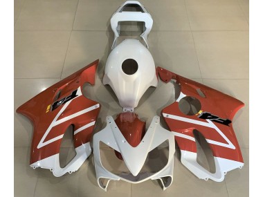 2001-2003 Blanco Brillante & Naranja Honda CBR600 F4i Carenado Moto