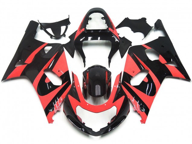 2001-2003 Estilo Personalizado OEM Rojo Claro Suzuki GSXR 600-750 Carenado Moto 2001-2003 Estilo Personalizado OEM Rojo Claro Suzuki GSXR 600-750 Carenado Moto