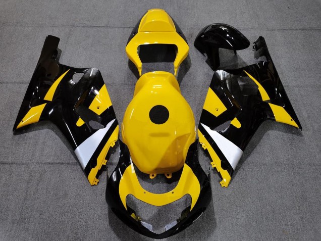 2001-2003 Negro & Amarillo Suzuki GSXR 600-750 Carenado Moto 2001-2003 Negro & Amarillo Suzuki GSXR 600-750 Carenado Moto
