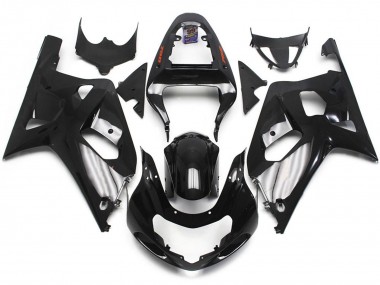 2001-2003 Negro Brillante Suzuki GSXR 600-750 Carenado Moto