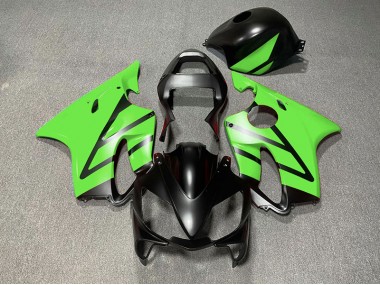 2001-2003 Negro Mate & Verde Honda CBR600 F4i Carenado Moto
