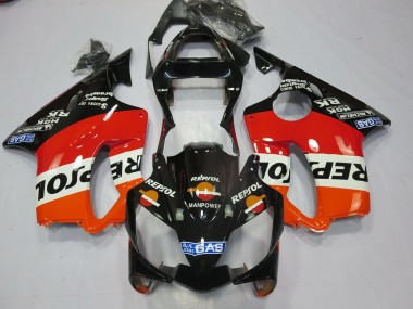 2001-2003 Negro Repsol Honda CBR600 F4i Carenado Moto