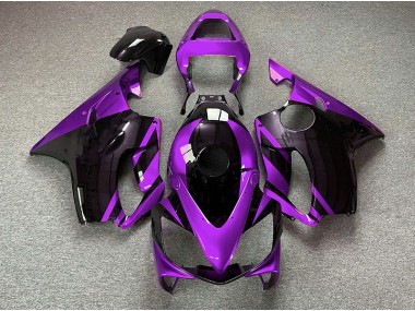 2001-2003 Púrpura Brillante & Negro Honda CBR600 F4i Carenado Moto