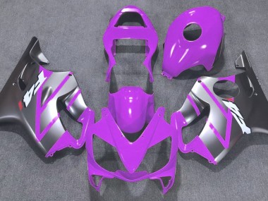2001-2003 Púrpura & Plata Mate Honda CBR600 F4i Carenado Moto