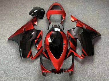 2001-2003 Rojo Brillante & Negro Honda CBR600 F4i Carenado Moto