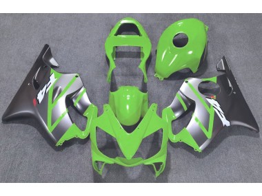 2001-2003 Verde & Plata Mate Honda CBR600 F4i Carenado Moto
