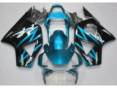 2002-2003 Azul Claro Eléctrico Honda CBR954RR Carenado Moto