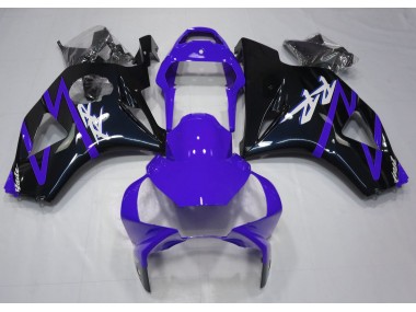 2002-2003 Negro Brillante & Morado Honda CBR954RR Carenado Moto