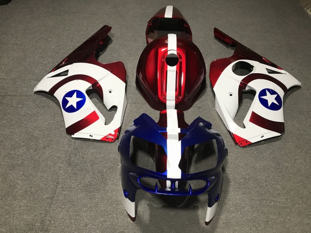 2002-2005 Capitan America Kawasaki ZX12R Carenado Moto 2002-2005 Capitan America Kawasaki ZX12R Carenado Moto