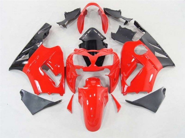 2002-2005 Rojo Brillante Kawasaki ZX12R Carenado Moto 2002-2005 Rojo Brillante Kawasaki ZX12R Carenado Moto