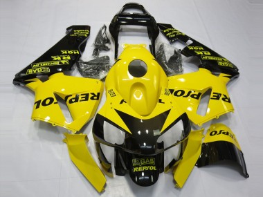 2003-2004 Amarillo Brillo Repsol Honda CBR600RR Carenado Moto