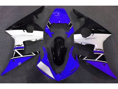 2003-2004 Azul Blanco & Negro Yamaha R6 Carenado Moto