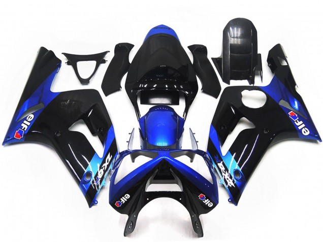 2003-2004 Azul & Negro Brillante Elf Kawasaki ZX6R Carenado Moto 2003-2004 Azul & Negro Brillante Elf Kawasaki ZX6R Carenado Moto