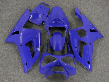 2003-2004 Azul Oscuro Liso Kawasaki ZX6R Carenado Moto