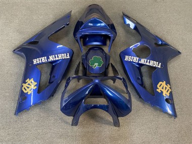 2003-2004 Azul Profundo Kawasaki ZX6R Carenado Moto