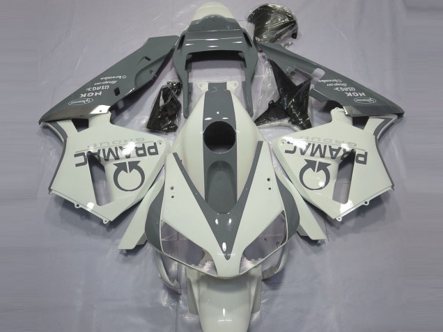 2003-2004 Blanco Brillante & Gris Pramac Honda CBR600RR Carenado Moto