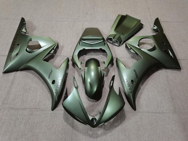 2003-2004 Ejercito Verde Yamaha R6 Carenado Moto 2003-2004 Ejercito Verde Yamaha R6 Carenado Moto