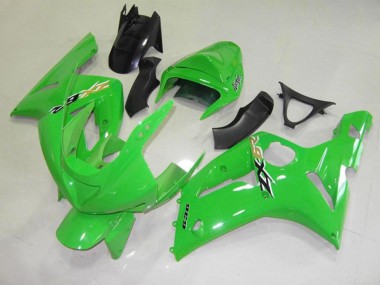 2003-2004 OEM Estilo Verde Kawasaki ZX6R Carenado Moto