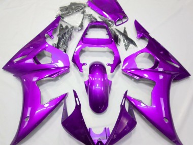 2003-2004 Púrpura Brillante Yamaha R6 Carenado Moto