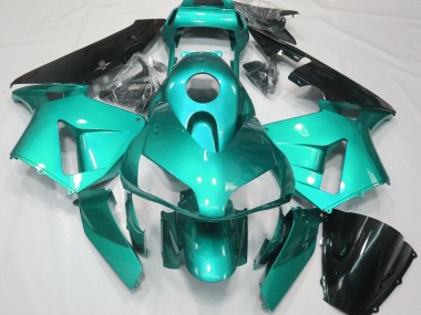 2003-2004 Verde Azulado Liso Honda CBR600RR Carenado Moto