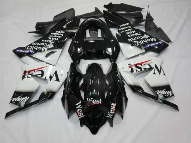 2004-2005 Blanco West Kawasaki ZX10R Carenado Moto 2004-2005 Blanco West Kawasaki ZX10R Carenado Moto