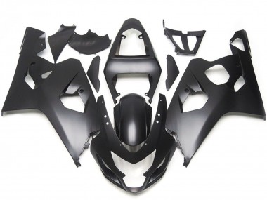 2004-2005 Estilo Negro Mate Suzuki GSXR 600-750 Carenado Moto