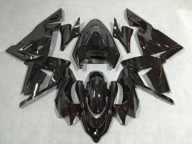 2004-2005 Negro Brillante Kawasaki ZX10R Carenado Moto