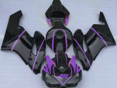 2004-2005 Negro Brillante & Morado Honda CBR1000RR Carenado Moto