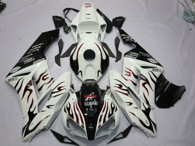 2004-2005 Negro & Rojo Llama Honda CBR1000RR Carenado Moto