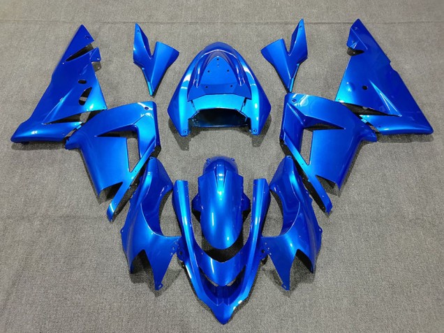 2004-2005 Perla Azul Brillante Kawasaki ZX10R Carenado Moto 2004-2005 Perla Azul Brillante Kawasaki ZX10R Carenado Moto
