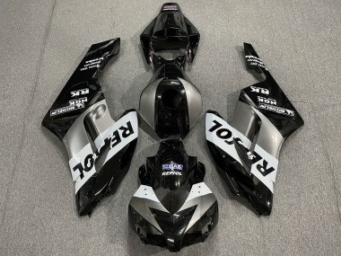 2004-2005 Plata Negro Repsol Honda CBR1000RR Carenado Moto